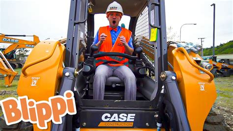 blippi skid steer|blippi truck wash videos.